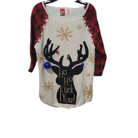 Spencer's Workshop Ugly Sweater Large - Picture 1 of 2